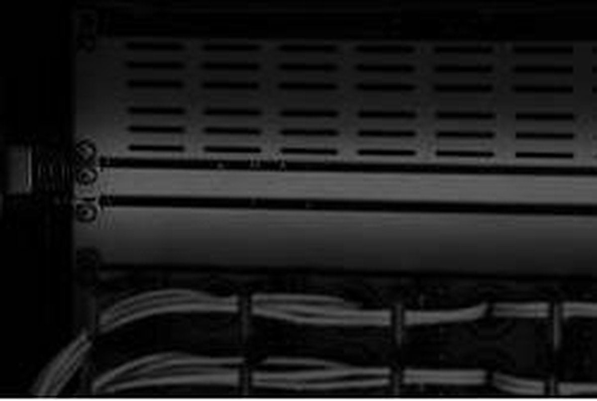 Renkforce RF-3429138 19 inch Patchkast-afdekking 0.5 HE Zwart