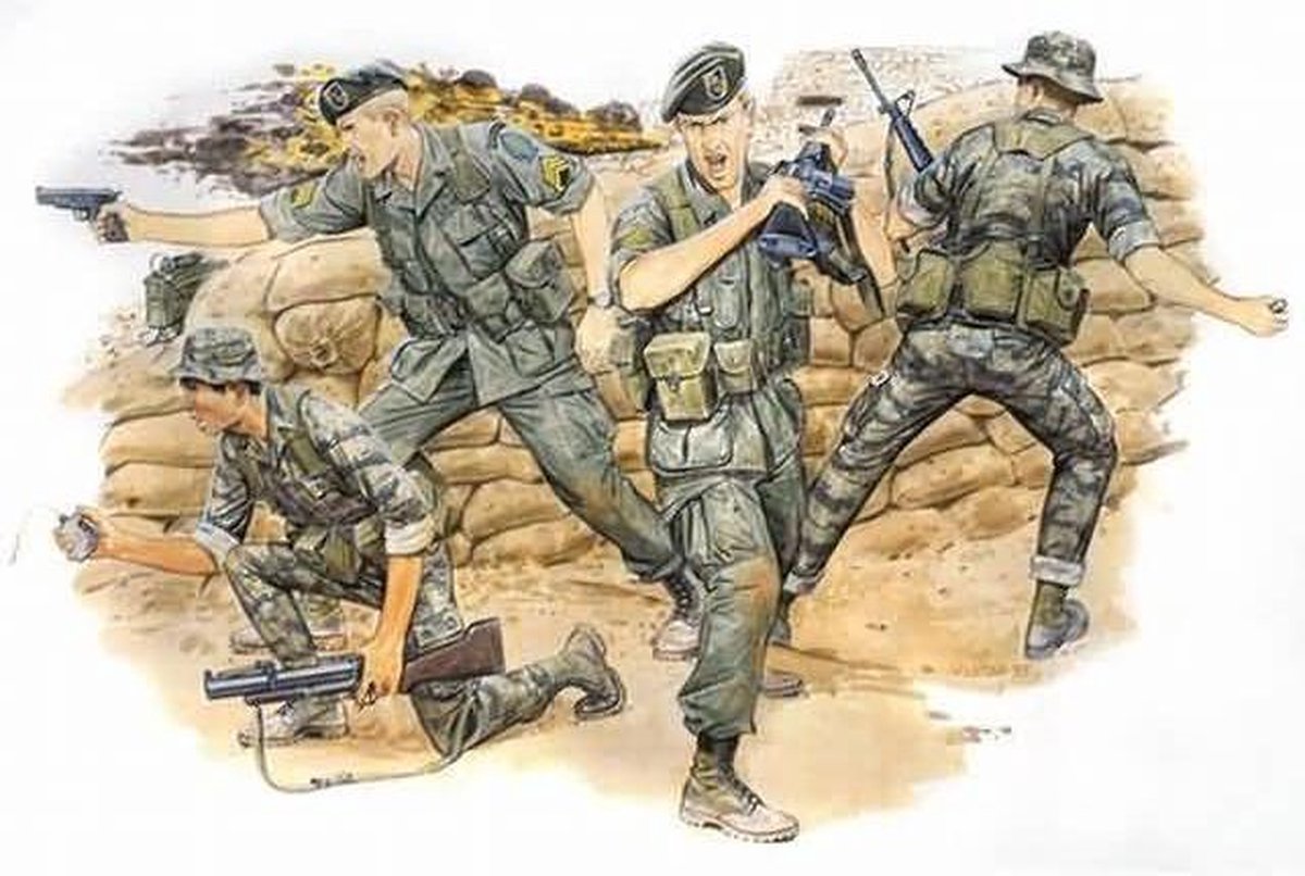 1:35 Dragon 3309 Green Berets Plastic kit