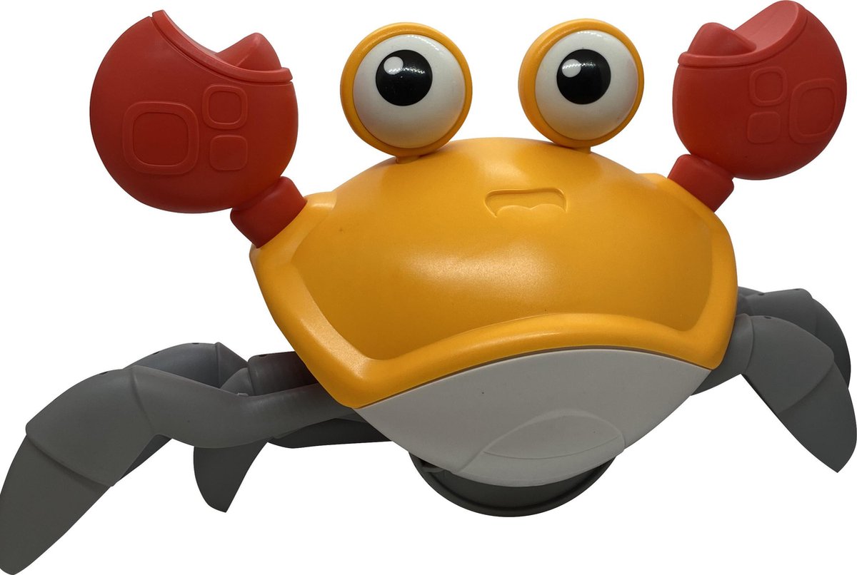 Strandkrab | oranje | Strandspeelgoed | Badspeelgoed | zandbak speelgoed | Educatief | Opwind baar | duurzaam | Hygiënisch |