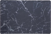 Atmosphera Marble Placemat set van 4 – Zwart – 45 x 30 cm - Onderleggers