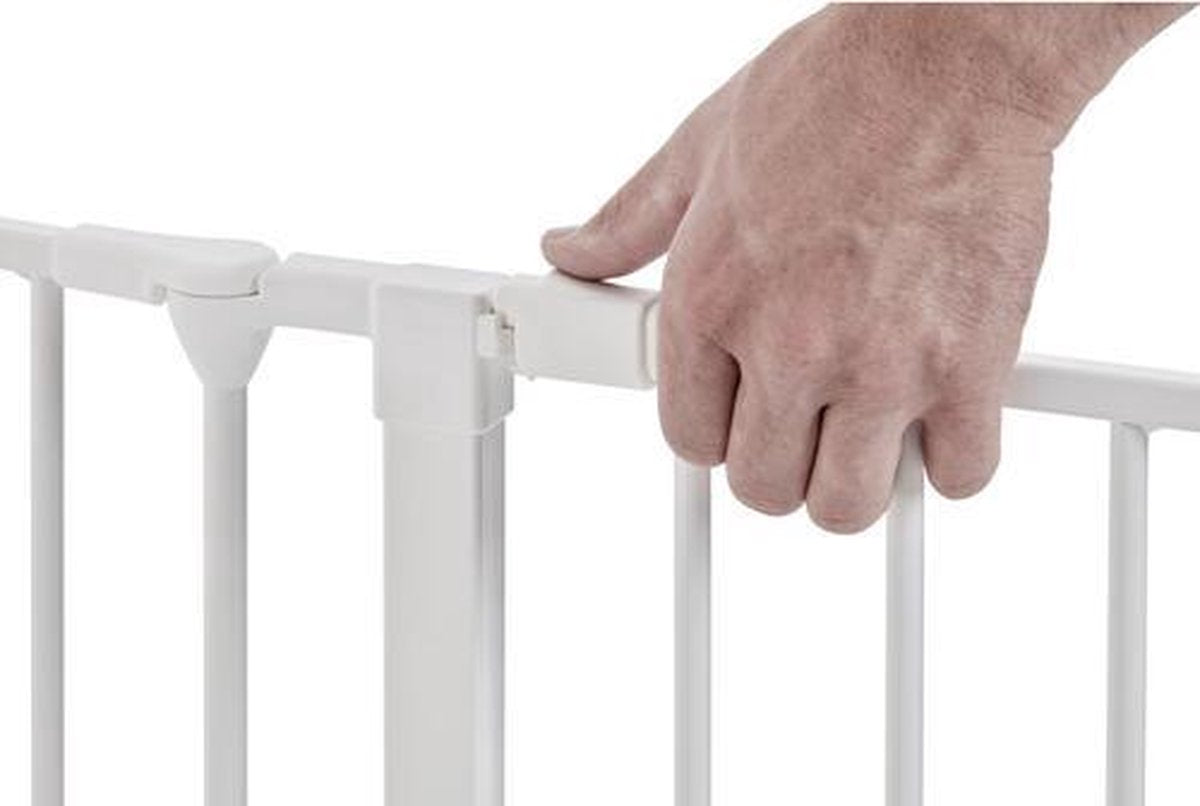 BabyDan Flex LOS Deurtje Extra hoog 105 cm Wit