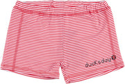 Ducksday UV zwembroekje jongen Red stripe - 8 jaar
