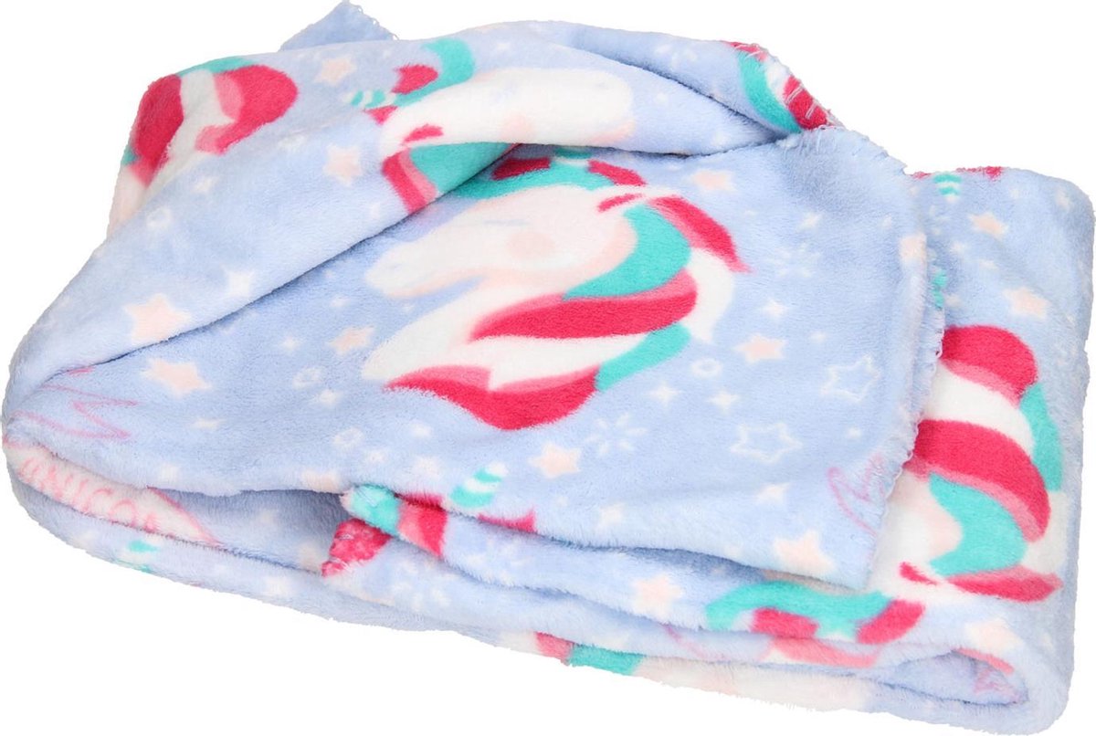 Arditex Babydeken Unicorn 150 X 95 Cm Polyester Lichtpaars