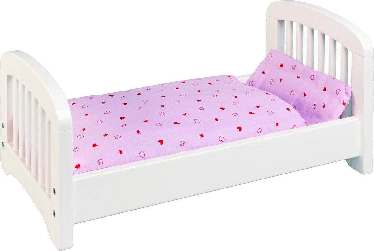 Poppenbed blank hout
