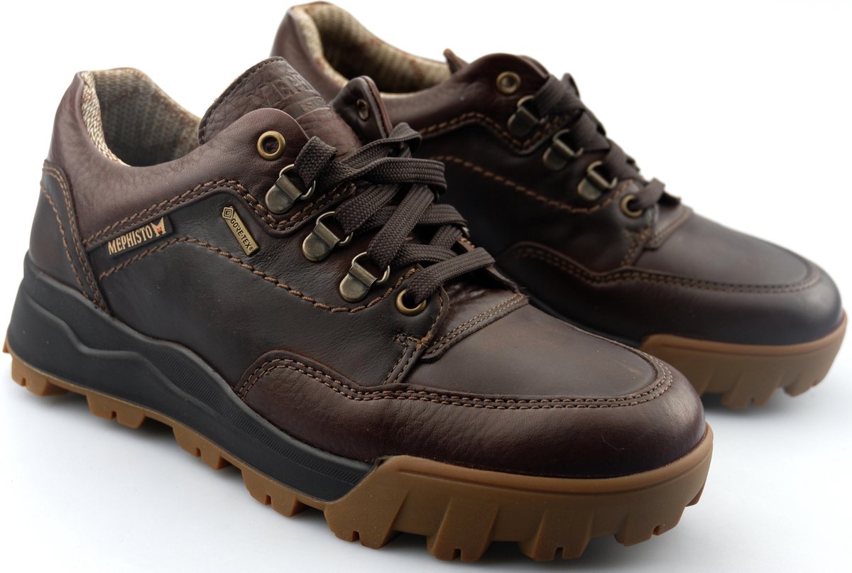 Mephisto WESLEY GT (GORE-TEX) heren veterschoen - Bruin - maat 44