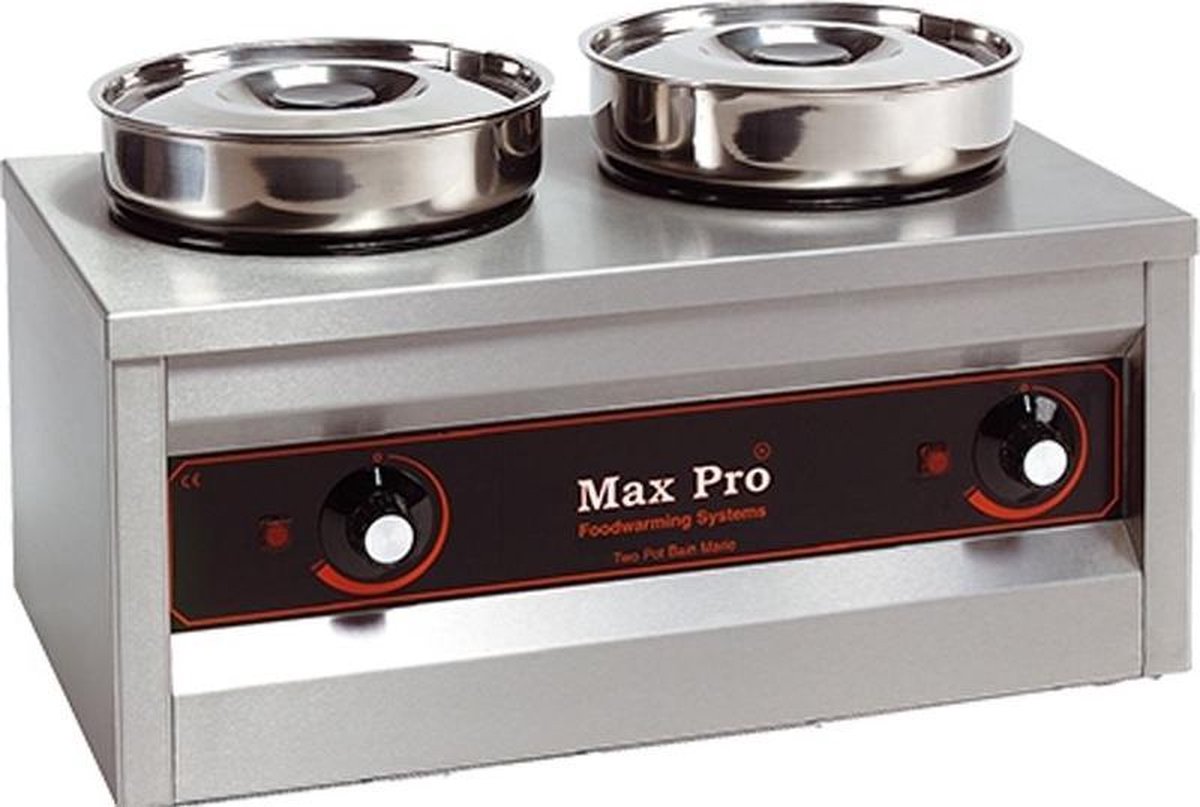 MaxPro foodwarmer - 2 pannen