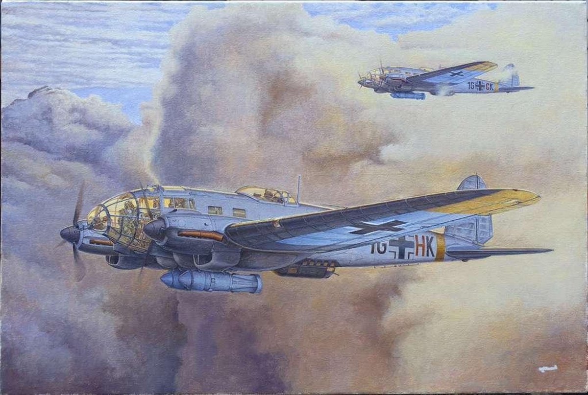 1:144 Roden 344 Heinkel He 111H-16/H-20 Plastic kit