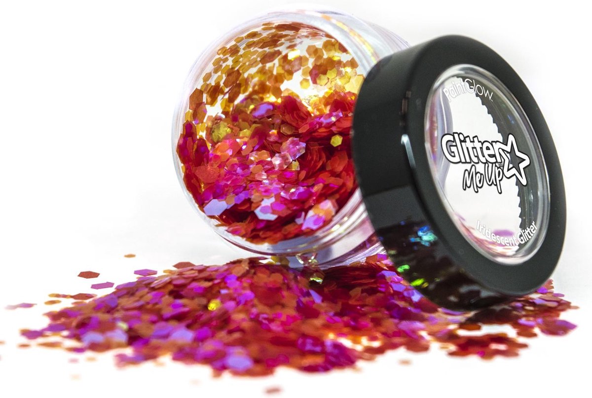 PaintGlow Fantasy Iridescent Chunky Loose Glitters "Dragon Heart" 3g