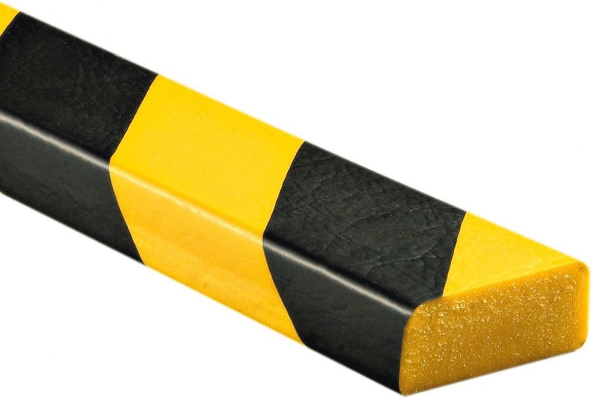 Stootrand vlakbeschermingsprofiel Type D lengte 5 m Geel