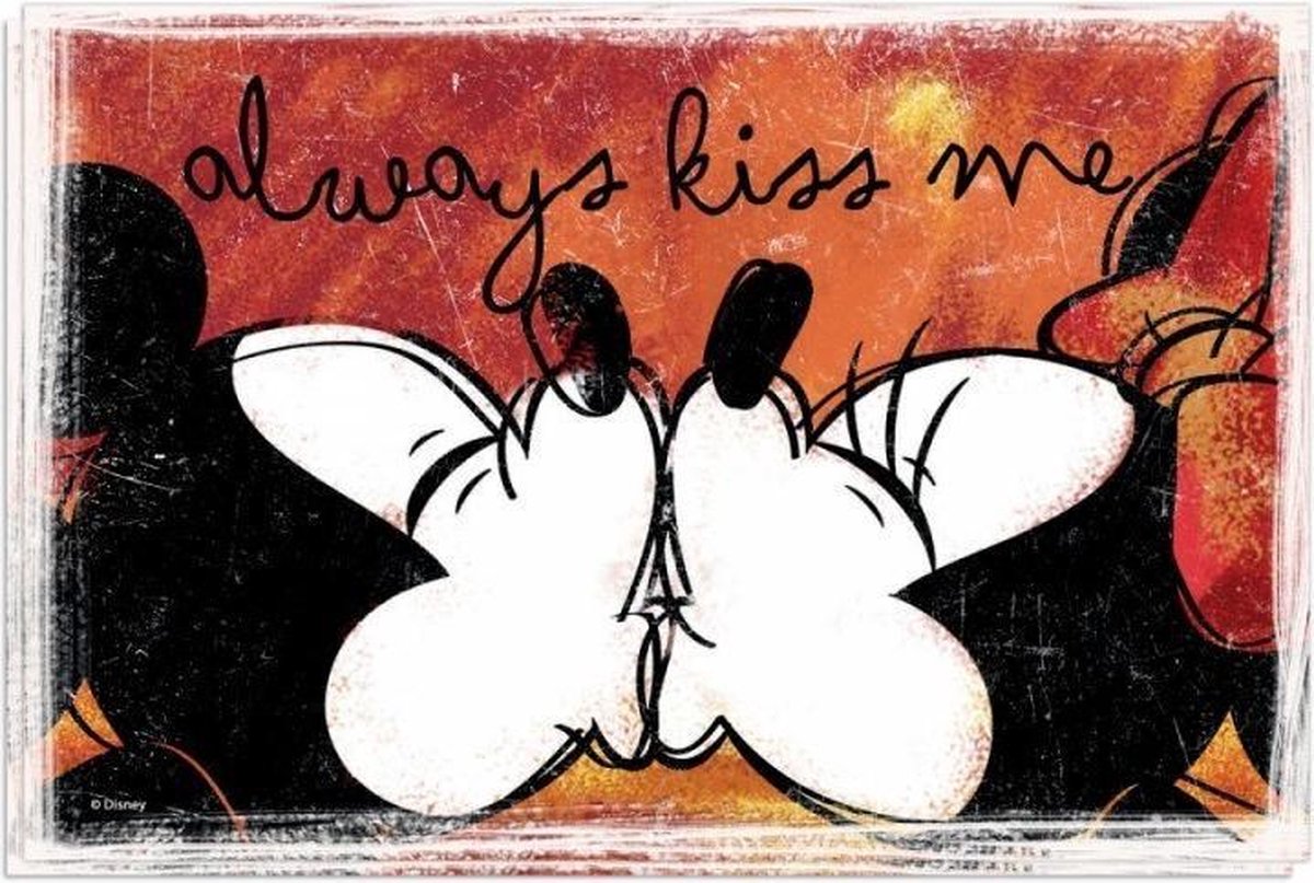 Disney Set 2 Placemats Mickey & Minnie Red
