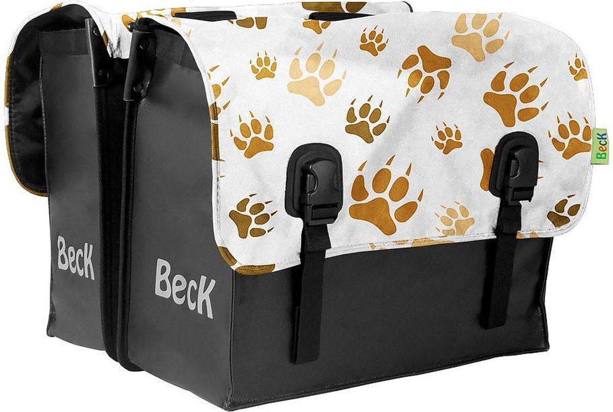 Beck Classic Paws Dubbele Fietstas 46 Liter