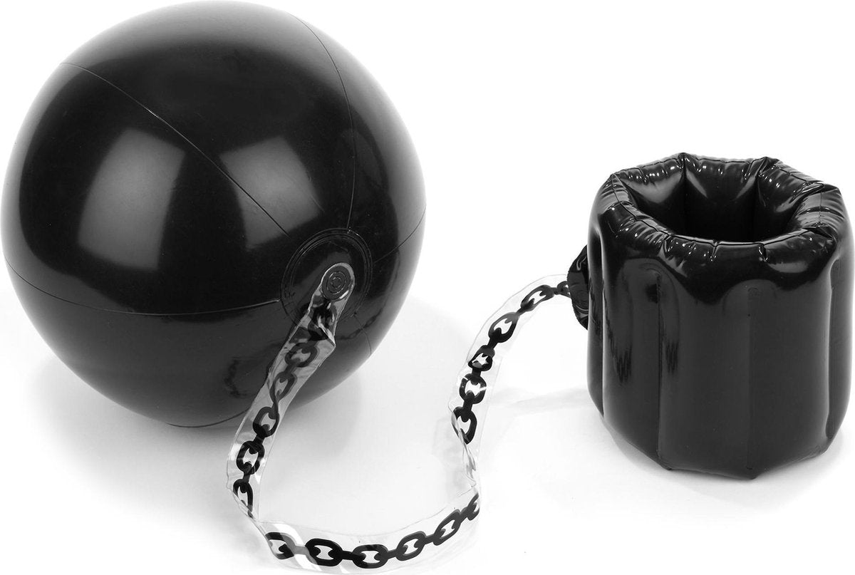 Opblaas Boevenbol met ketting