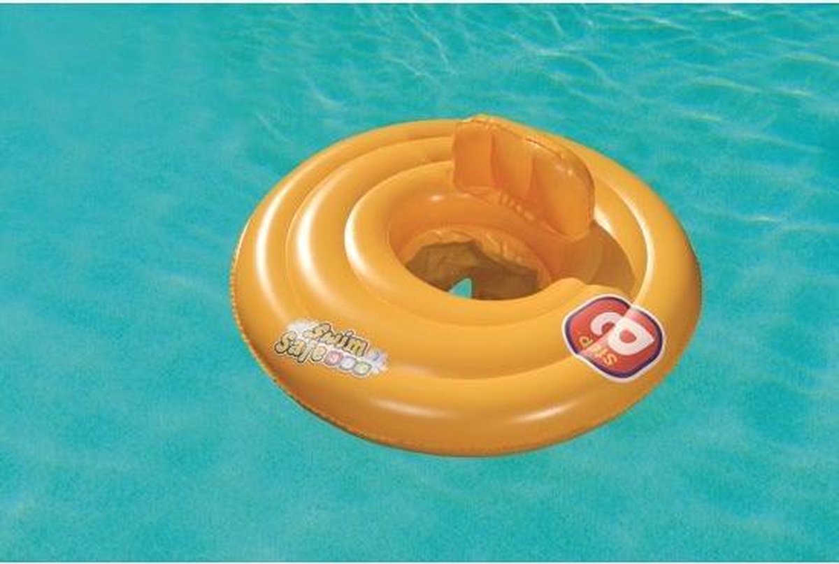 Baby - Zwemring - Zwemband - Babysitter - Babyfloat - SwimSafe - Swim Safe - Bandzitje - Band met zitje - Babyzwemband - Babyzwemring - 69cm