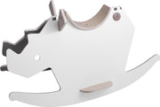 Sebra I Rock Rhino Schommelpaard - Grijs/Wit