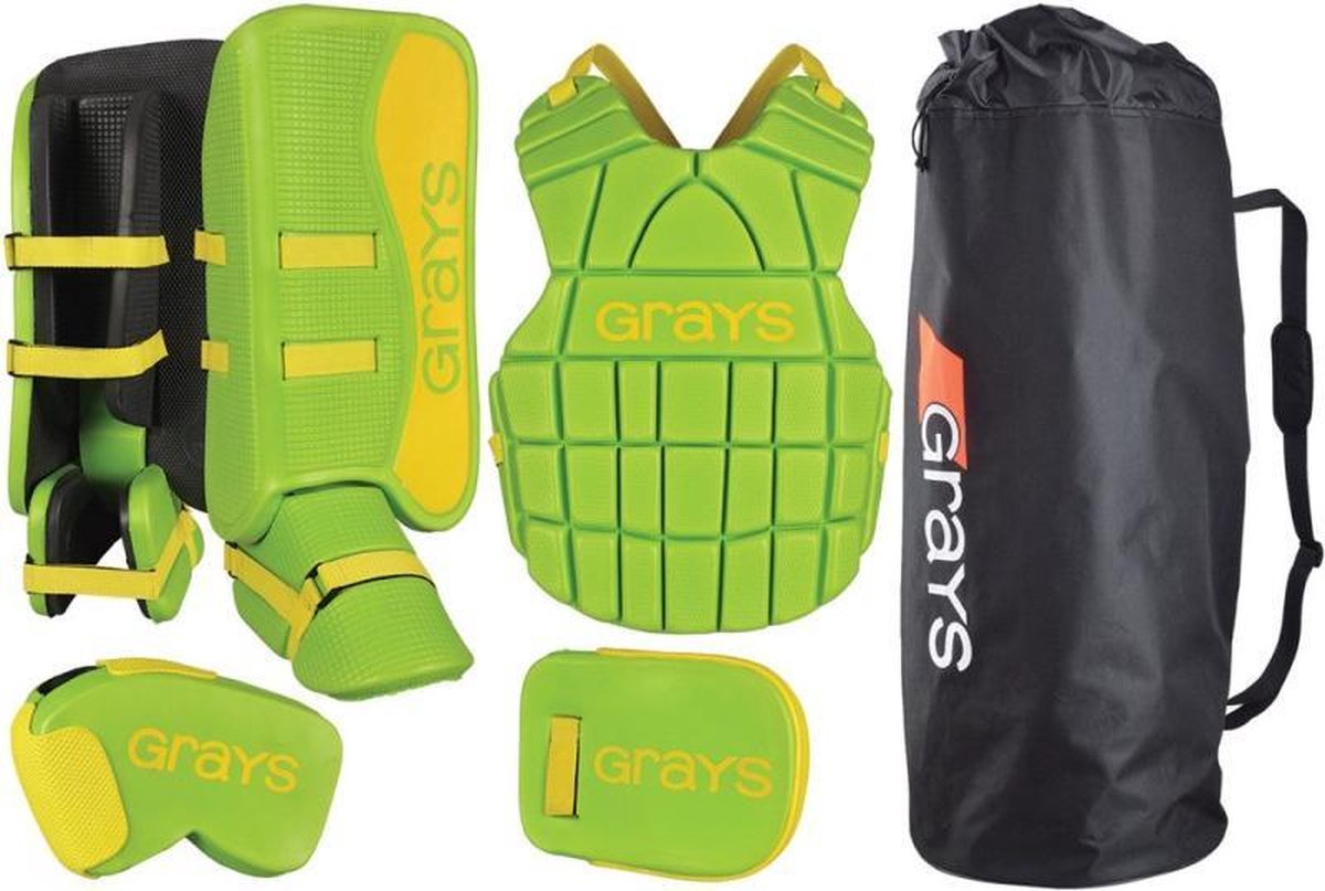 Grays G90 Goalie Set - Legguards & klompen  - groen - ONE