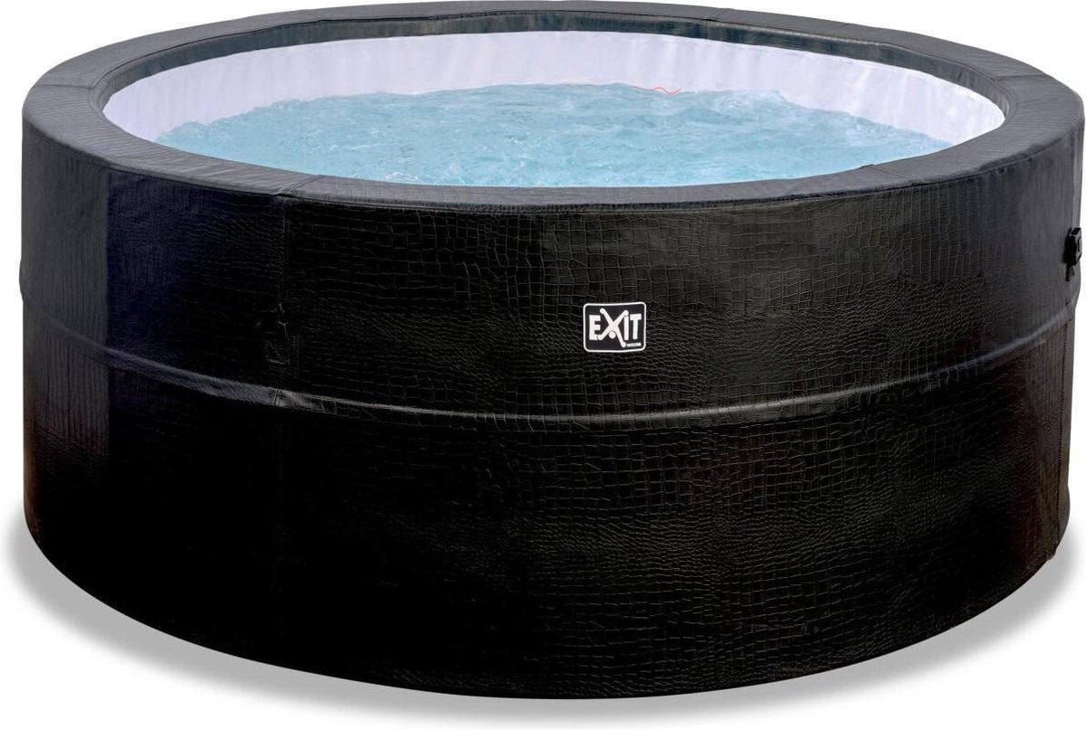 EXIT Leather Premium spa ø184x73cm - zwart