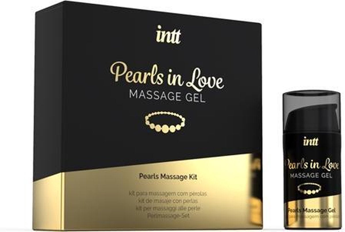 Pearls In Love Massage/Masturbatie Set - Transparant - Drogist - Massage  - Drogisterij - Massage Olie