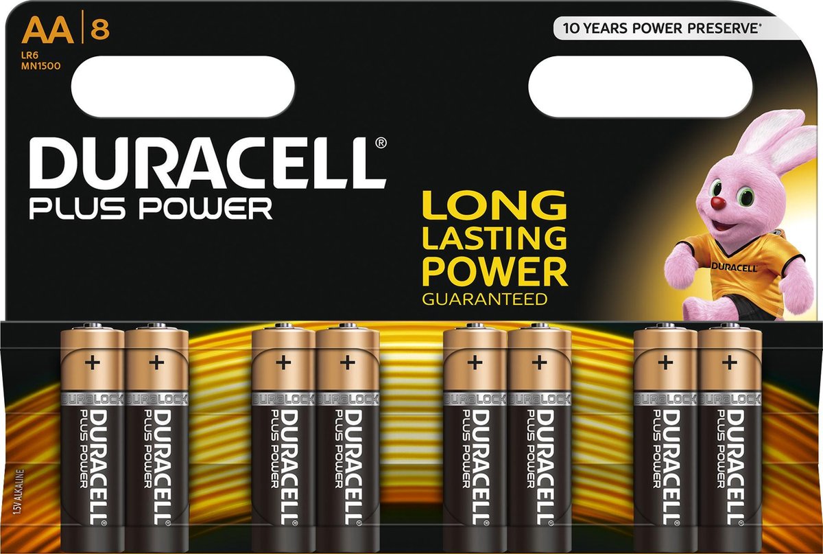 Duracell Plus Power 8 pack AA