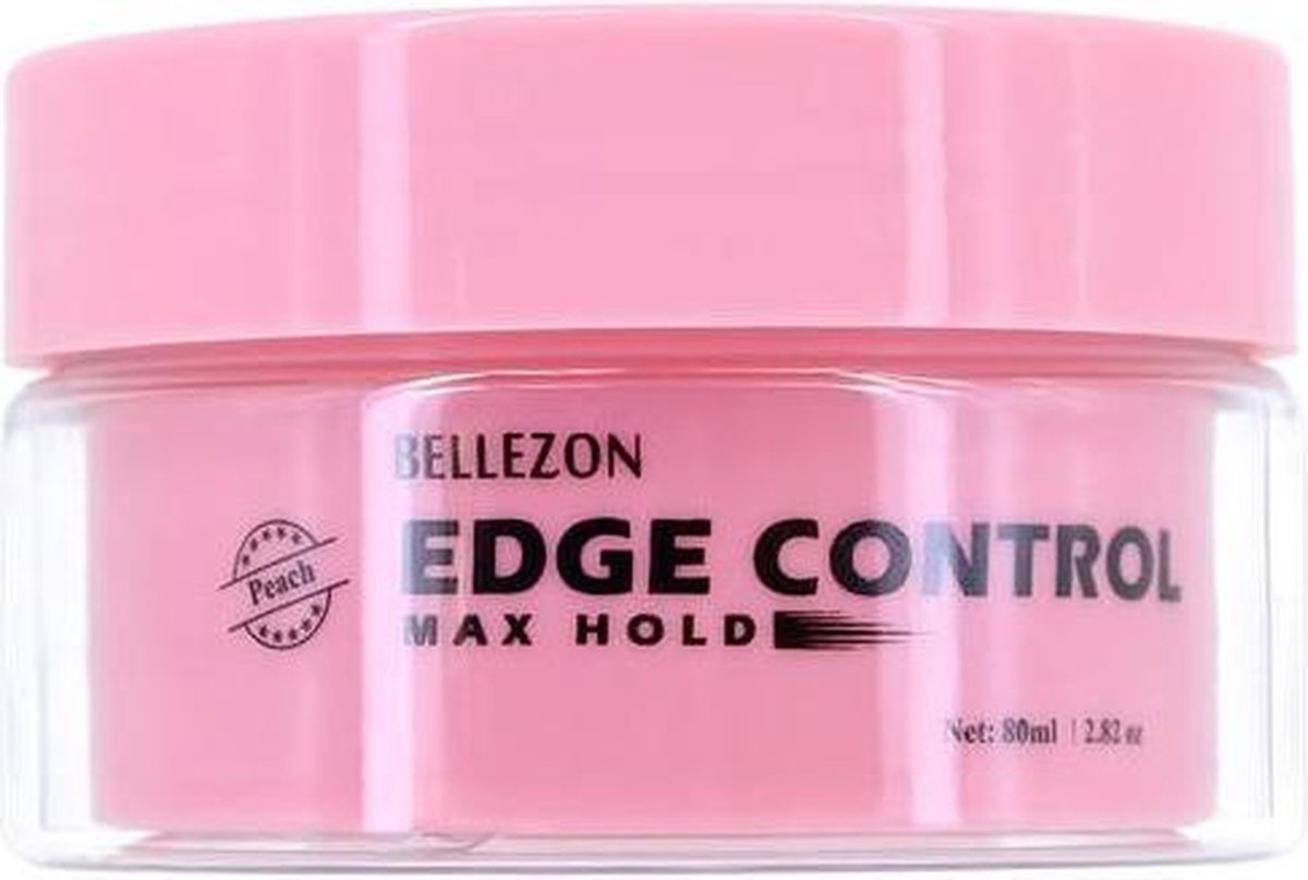 Baby Hair Super Sleek Max Hold Hair Edge Control Gel Crème - Cire à l'huile capillaire longue durée et imperméable [saveur de pêche]