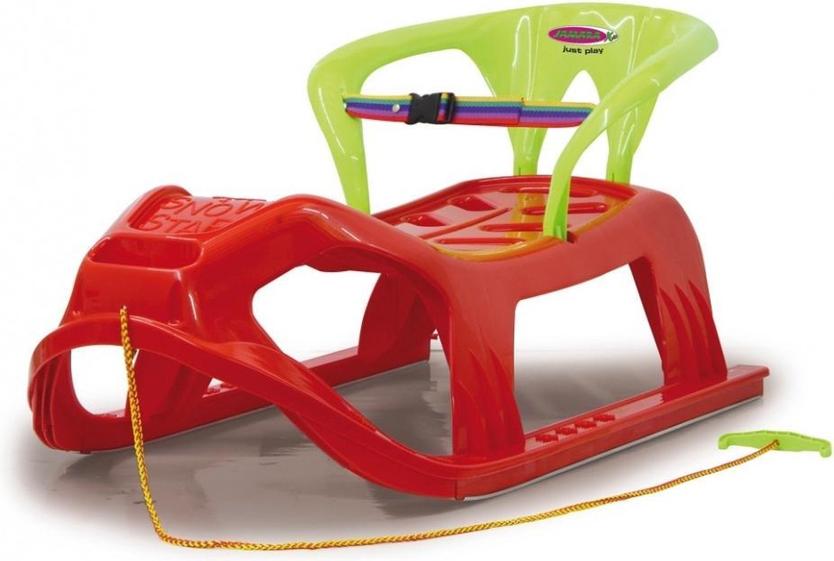 Jamara Snow Star Slee Met Rugleuning Rood 90 Cm
