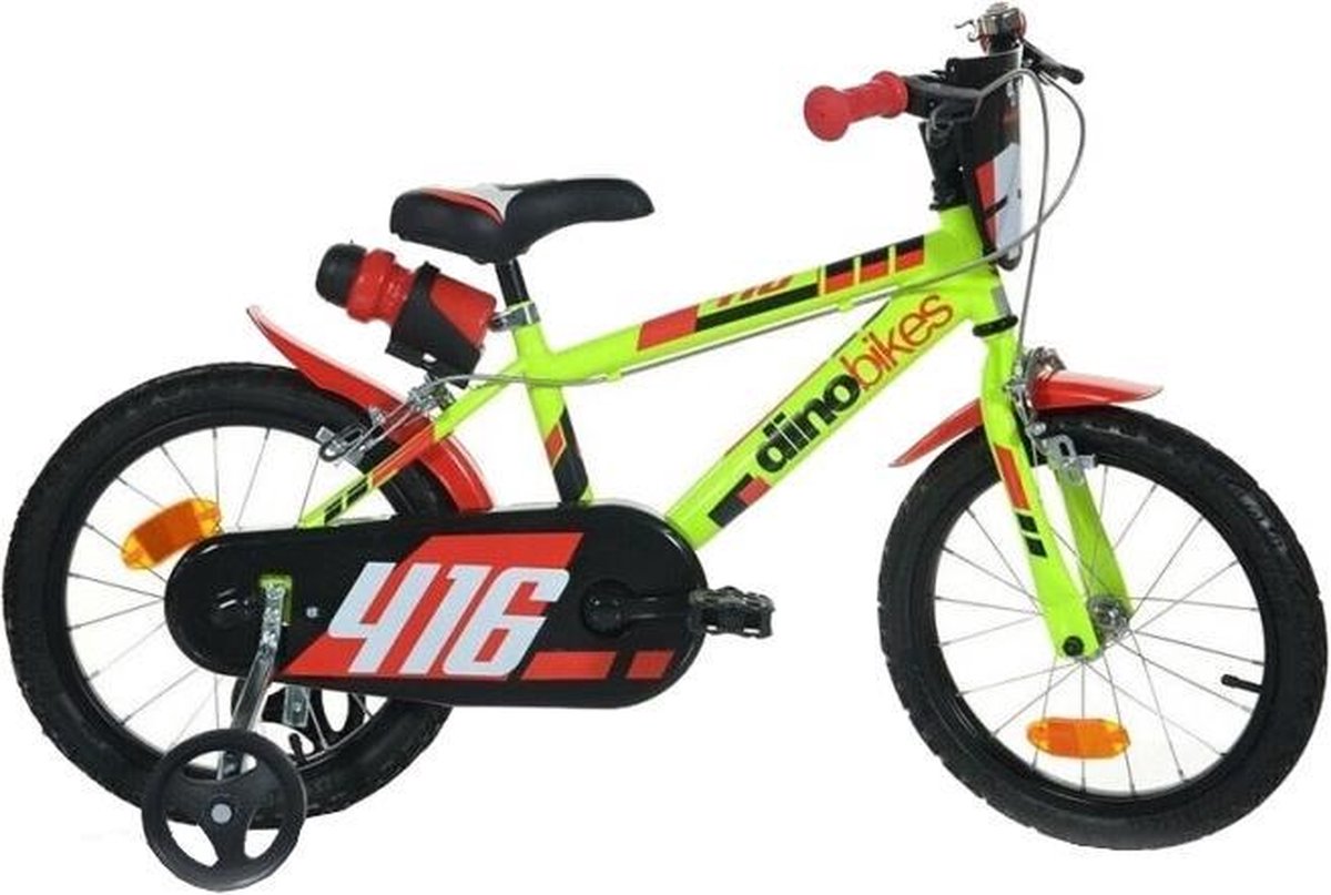 Dino Sfera - Kinderfiets - Mannen - Lichtgroen - 16