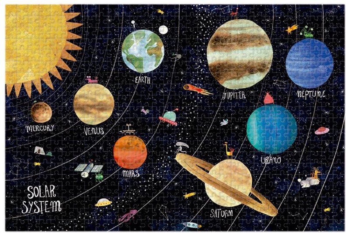 Micro puzzel discover the planets 6+ jaar - Londji
