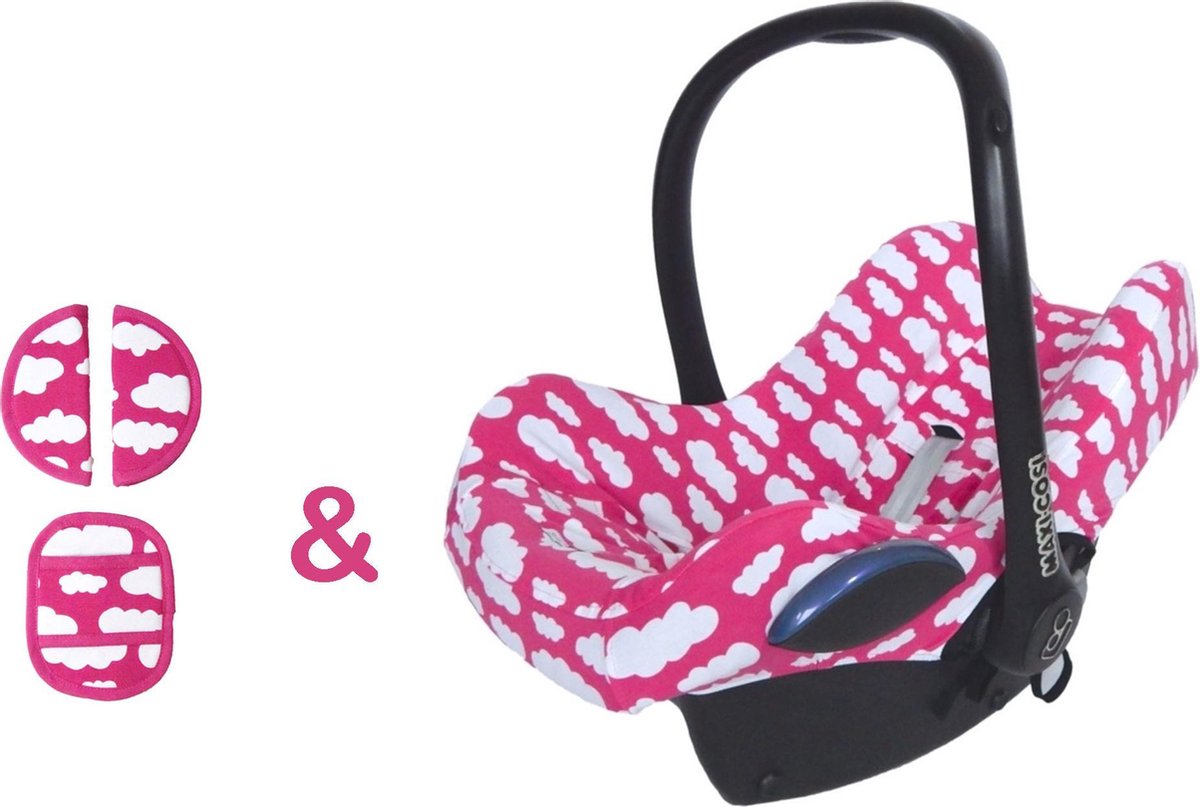 Wallabiezzz - SET - Maxi Cosi hoes & Gordelbeschermers - Cabriofix