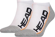 Head - Heren - 2-Pack Performance Sneaker Sokken - Wit - 39-42