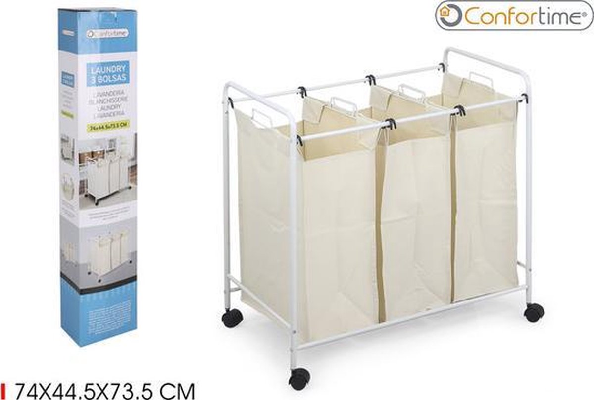 Confortime - waszak 3 delen - 74x44.5x73.5 cm