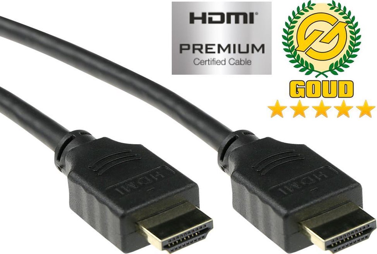 ACT AK3944 HDMI kabel 2 m HDMI Type A (Standaard) Zwart