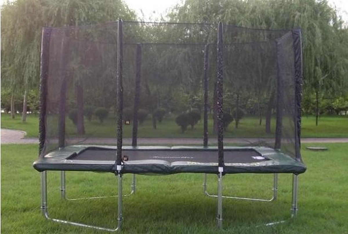 Safetynet MoonWalker voor rechthoekige trampoline 380x255cm