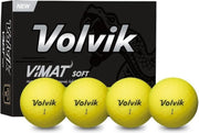Volvik Vimat Golfballen - Dozijn / 12 stuks - Geel