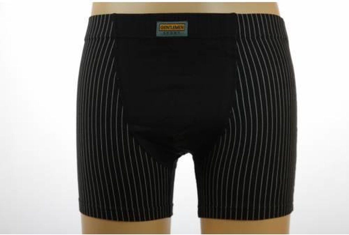 Gentlemen heren Boxershort smal streepje  - XL  - Zwart