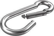 dörner + helmer 4915084 Karabijnhaak roestvrij staal A2 8 mm x 80 mm 6 stuk(s)