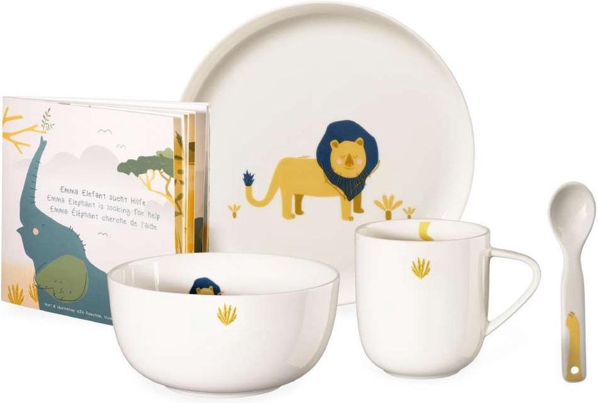 Asa Kids kinderset 5-delig Leo leeuw