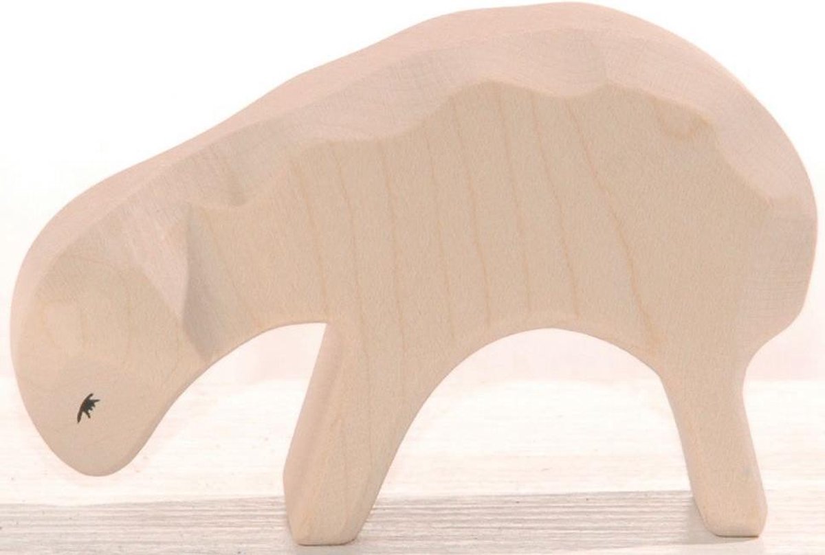 Houten schaap etend (Ostheimer)