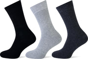 Teckel comfort sokken badstof zool  grijs mix - 40/46 - 3 pack