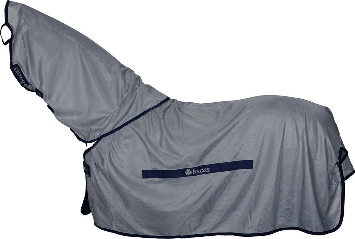 Bucas Vliegendeken  Buzz Off Full Neck - Blue - 190 Cm
