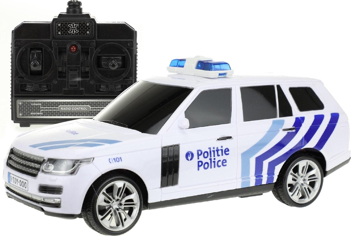 POLITIEAUTO BELGIË RC MET LICHT EN GELUID