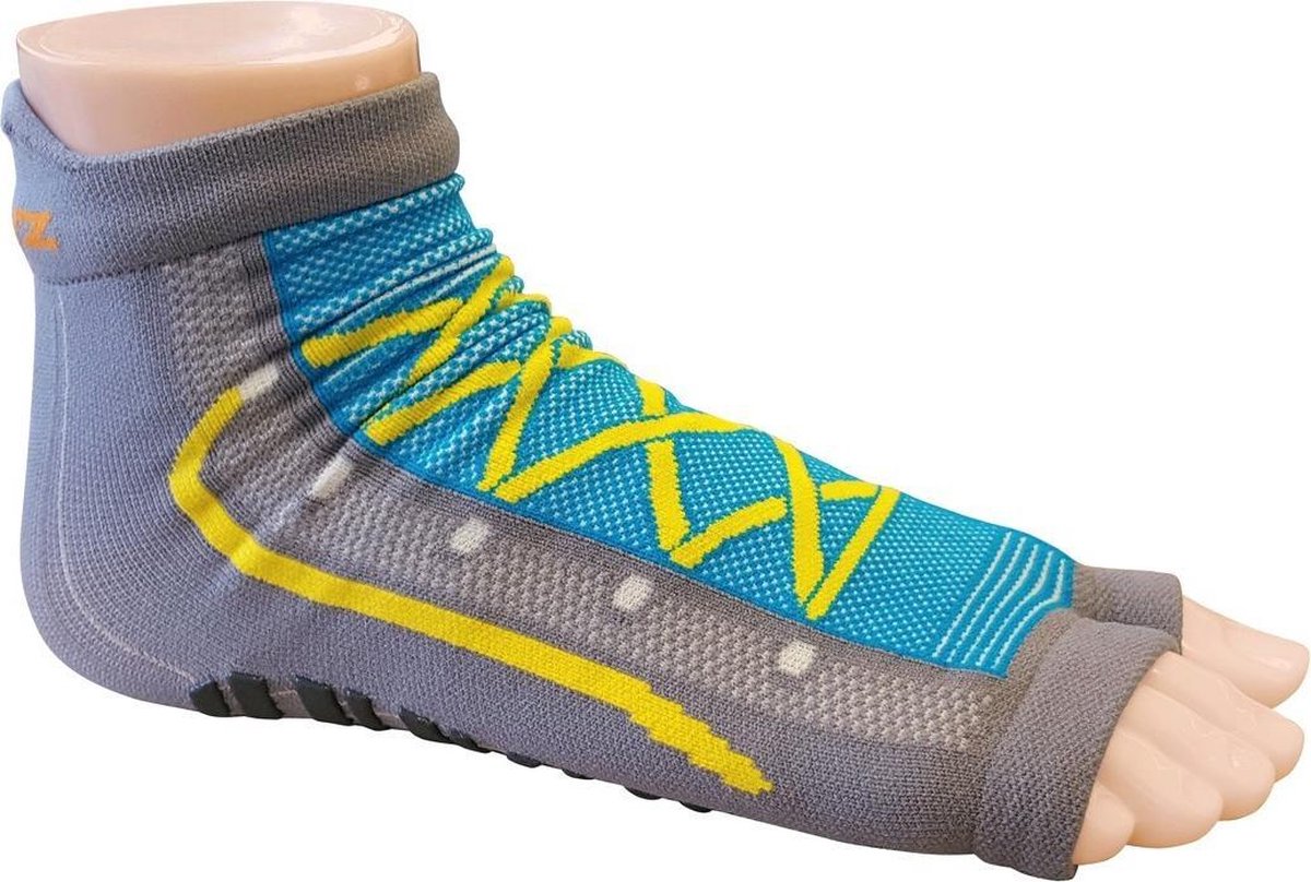 Ockyz - Zwemsokken - Sweakers Grey Sport - antislip zwemsok - Maat 35-38