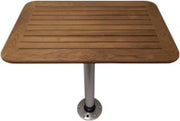 Allpa teakhouten Tafelblad 37x60cm met 686mm Tafelpoot