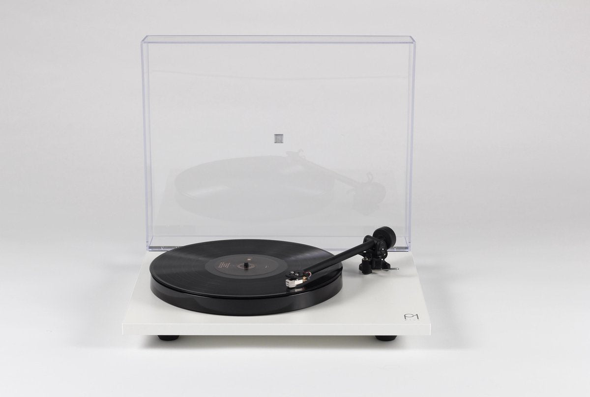 Rega Planar 1 Plus Platenspeler met Phono Voorversterker - Carbon Cartridge - Mat Wit