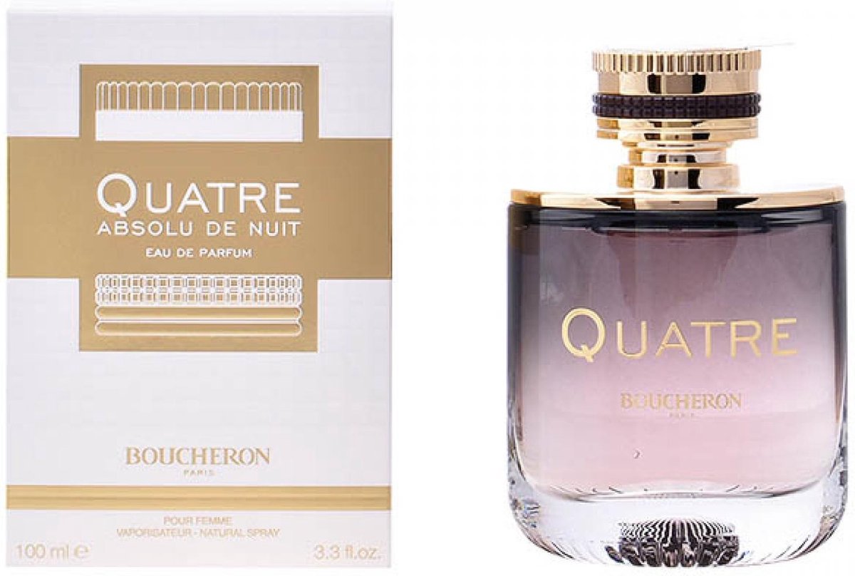 Boucheron Quatre Absolu de Nuit - 100 ml - eau de parfum spray - damesparfum