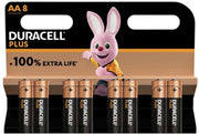 Duracell Alkaline Plus AA Batterijen - 8 stuks
