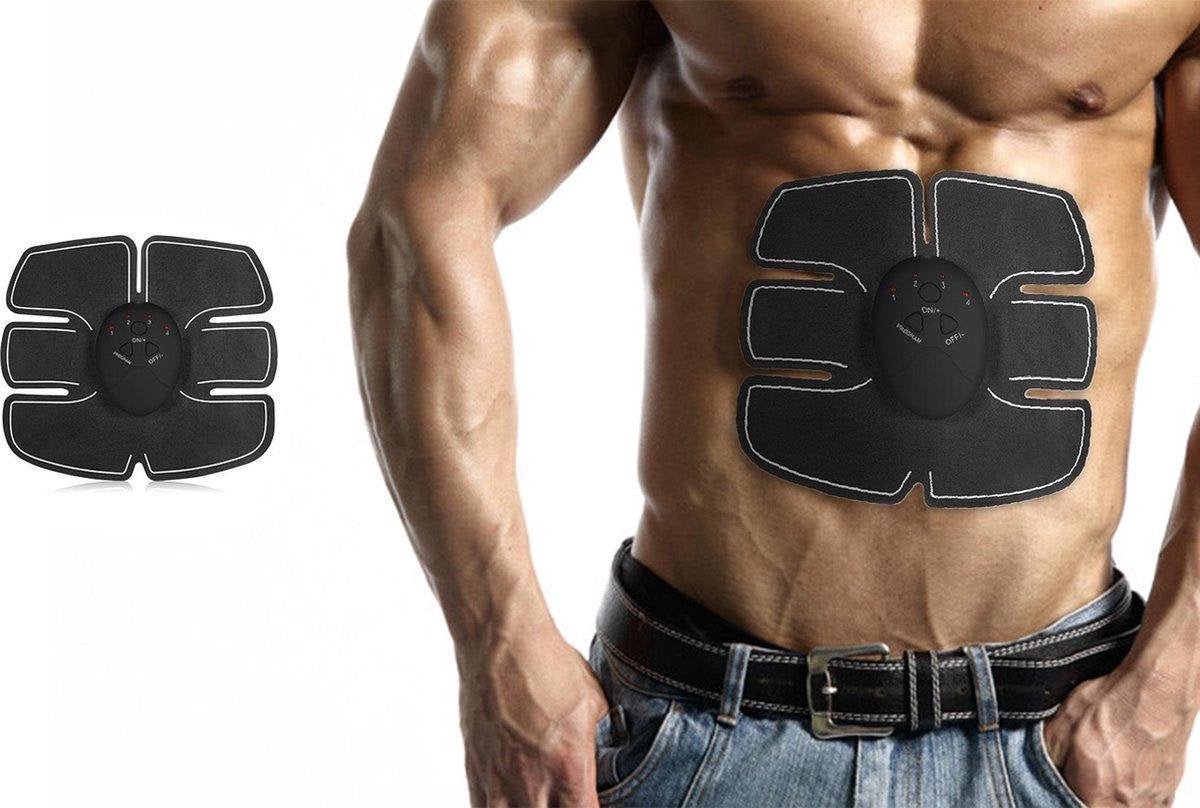 LOUZIR Sixpack EMS Trainer - 6 modes - 10 standen - Zwart
