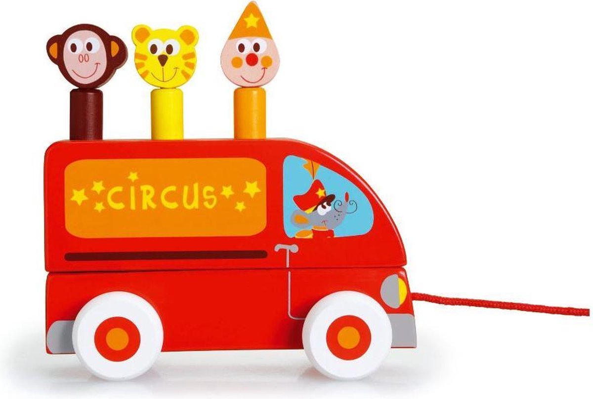 Scratch POP-UP Circus trekfiguur