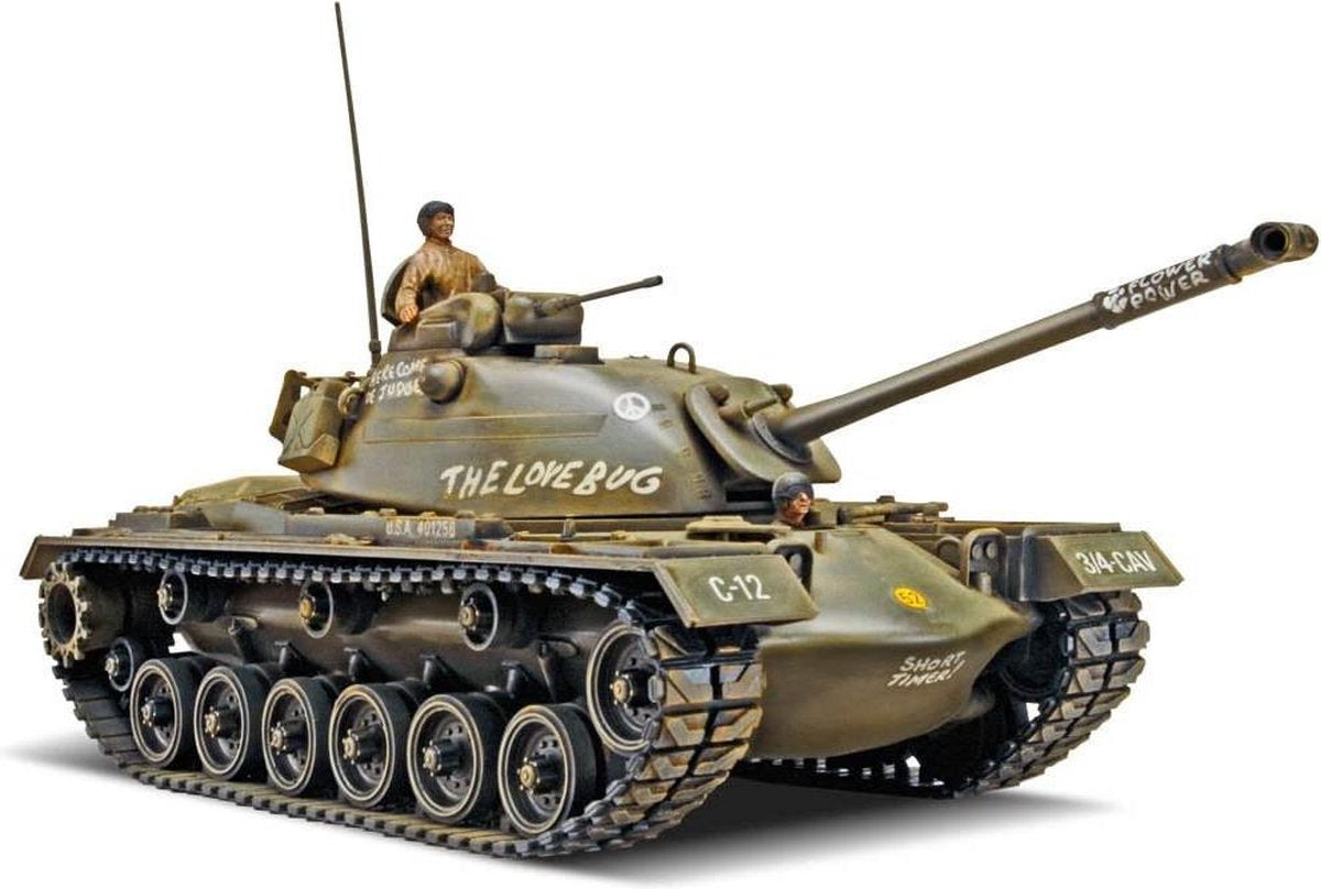 Revell Modelbouwset M-48 A-2 Patton-tank 1:35 Bruin 151-delig