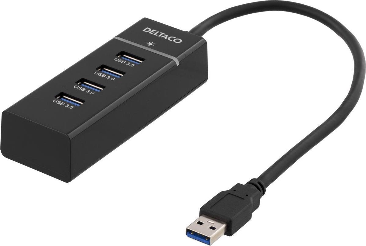 DELTACO UH-475 USB 3.1 Gen 1 hub