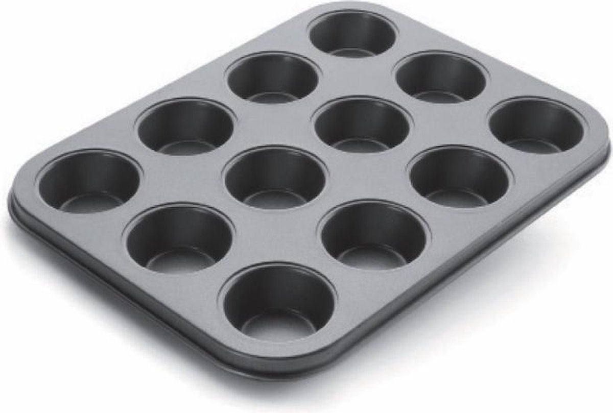 Ibili Muffin vorm mini 'Moka' anti-aanbak 12 cups