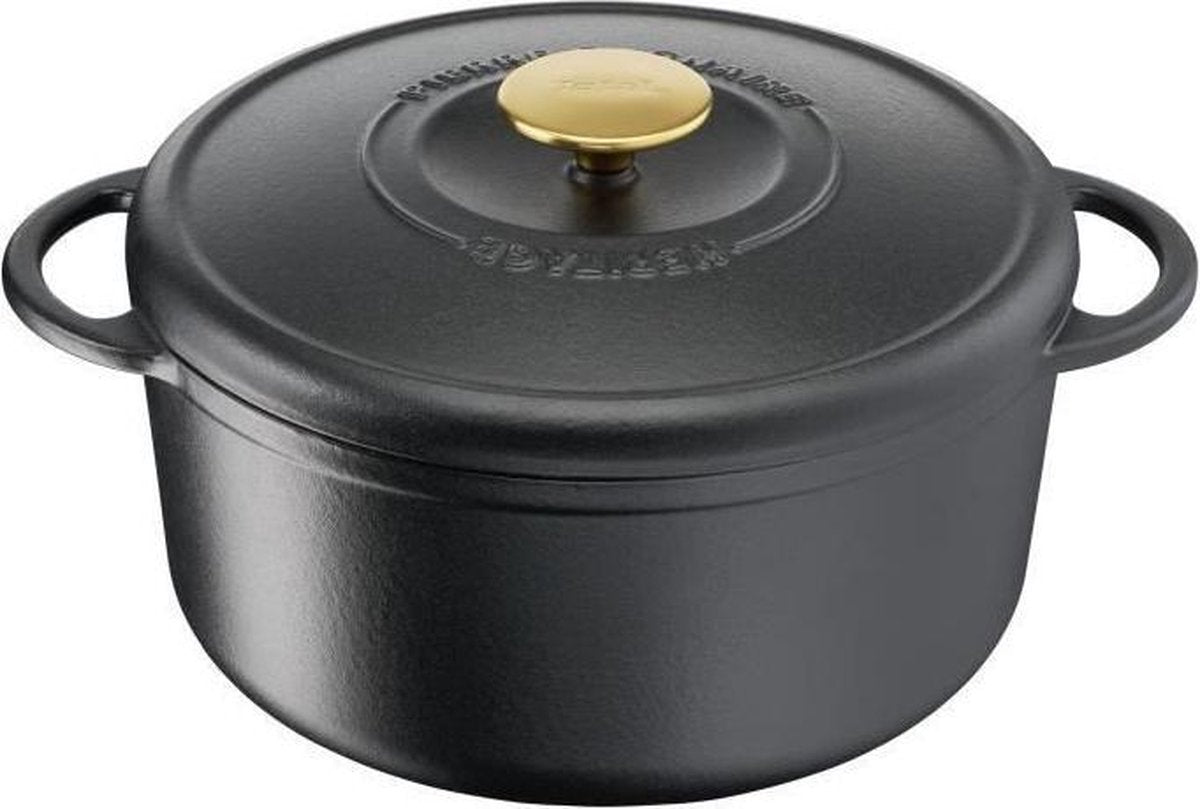 TEFAL Pierre Gagnaire Heritage gietijzeren ovenschalen - Rond - 25 cm - 5